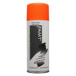 Peinture arosol orange effet fluo