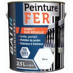 Peinture antirouille - batir - 2. 5l - blanc - brillant - renforcée uréthane Peinture antirouille - batir - 2. 5l - blanc - brillant - renforcée uréthane