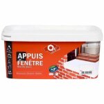 Peinture pour appuis de fen�tre - gri - 1 litre - gris clair - monocouche - garantie 10 ans