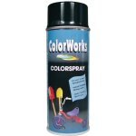 Peinture arosol - colorworks - noir profond - brillant - glycro - 400 ml