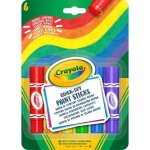 Peinture - crayola - bâtons de peinture 6 pièces - multicolore - enfant - a partir de 0 mois Peinture - crayola - bâtons de peinture 6 pièces - multicolore - enfant - a partir de 0 mois