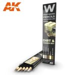 Ak interactive - dirt: marks set ak interactive ak10044 maquette char promo - ref : 10225