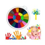 Peinture au doigt - kids - 25 couleurs - non toxique - lavable - pour enfants à partir de 3 ans Peinture au doigt - kids - 25 couleurs - non toxique - lavable - pour enfants à partir de 3 ans
