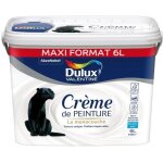 Peinture - dulux valentine - 6 l - blanc mat - monocouche - acrylique - int�rieur