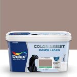 Peinture - dulux valentine - color resist cuisine & bains - taupe - satiné - 2 l Peinture - dulux valentine - color resist cuisine & bains - taupe - satiné - 2 l