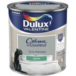 Peinture - dulux valentine - crme de couleur - satin - gris alpaga - 0. 5l