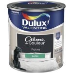 Peinture - dulux valentine - crme de couleur - satin - gris poivre - 0. 5l