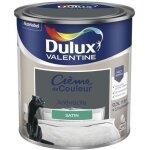 Peinture - dulux valentine - cr�me de couleur - satin� - gris anthracite - 0. 5l
