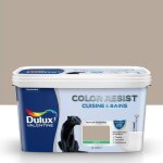Peinture - dulux valentine - gazelle - 2 l - satin - rsistant  lhumidit
