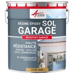 Peinture epoxy sol garage - revepoxy garage 5 kg (jusqu 16 m en 2 couches) - beige - ral 1001