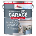 Peinture epoxy sol garage - revepoxy garage 5 kg (jusquà 16 m² en 2 couches) - telegris 4 - ral 7047 Peinture epoxy sol garage - revepoxy garage 5 kg (jusquà 16 m² en 2 couches) - telegris 4 - ral 7047