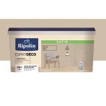 Peinture esprit deco multi - supports - ripolin - 434162 - beige wes - satin - 25 l