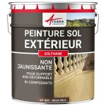 Peinture extrieur pour sol bton - rsistance uv - solthane 5 kg - brun ple - ral 8025