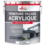 Peinture faade et crpi - arcafaade rnov 10 l ( + ou - 60 m en 1 couche) - blanc