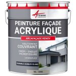 Peinture façade et crépi - arcafaçade rénov 10 l ( + ou - 60 m² en 1 couche) - gris soie - ral 7044 Peinture façade et crépi - arcafaçade rénov 10 l ( + ou - 60 m² en 1 couche) - gris soie - ral 7044