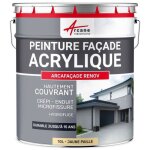 Peinture façade et crépi - arcafaçade rénov 10 l ( + ou - 60 m² en 1 couche) - jaune paille - ral 085 ... Peinture façade et crépi - arcafaçade rénov 10 l ( + ou - 60 m² en 1 couche) - jaune paille - ral 085 ...