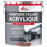 Peinture façade et crépi - arcafaçade rénov 10 l ( + ou - 60 m² en 1 couche) - rouge - ral 030 50 40 Peinture façade et crépi - arcafaçade rénov 10 l ( + ou - 60 m² en 1 couche) - rouge - ral 030 50 40