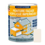 Peinture fa�ade procom cr�pi fa�ade � relief 2. 5 litres blanc cass� (ral 9010)