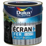 Peinture - dulux valentine - fer mat �cran + - 2 l - noir - r�sistante aux intemp�ries