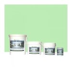 Peinture laque poxy sol et mur kit de 1 kg vert pastel ral 6019