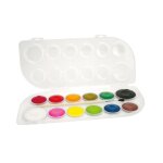 Peinture � leau set de 12 couleurs + 1 pinceau