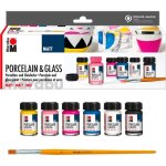 Peinture - marabu - starterset - mat - 6 couleurs - 15 ml - rsistant  la lumire