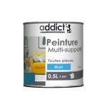 Peinture multi - support - addict peinture - add114879 - bleu p�trole mat - 05 l - couvre ~5 m�