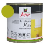 Peinture murale jafep vert citron mat