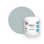 Peinture murale - box deco couleurs - gris bleu - 25l - acrylique - velours - 100% lavable