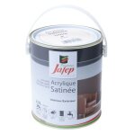 Peinture murale - jafep - ivoire satin - acrylique - satin� - 25 l - lavable