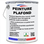 Peinture plafond - 4x5 l - codeve bois - ral 9010 - blanc pur Peinture plafond - 4x5 l - codeve bois - ral 9010 - blanc pur