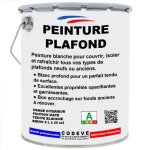 Peinture plafond - 5 l - codeve bois - ral 9010 - blanc pur Peinture plafond - 5 l - codeve bois - ral 9010 - blanc pur
