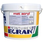 Peinture professionnelle mat mur et plafond int�rieur peinture opacifiante sans odeur 4 litres noir