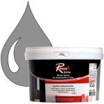 Peinture rsine 0. 5l - multisupport ral 7045 - telegris 1 - faence carrelage douche baignoire - kit ...