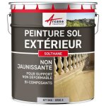 Peinture extérieur pour sol béton - résistance uv - solthane 5 kg - telegris 4 - ral 7047 Peinture extérieur pour sol béton - résistance uv - solthane 5 kg - telegris 4 - ral 7047