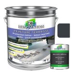 Peinture sol terrasse db - 220 5kg gris anthracite - pour bton pav - forte protection extrieure uv ...