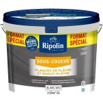 Peinture sous - couche plaque de platre - ripolin - 290380 - blanc - mat - 12 l Peinture sous - couche plaque de platre - ripolin - 290380 - blanc - mat - 12 l