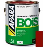 Peinture bois satin - apara 2. 5 litres rouge basque (ral 8015)