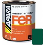Peinture fer satin - apara 0. 5 litre vert jardin (ral 6005)