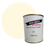 Peinture teinte beige lin meuble bois intrieur  base dacrylique aspect velours - satin aqua bois - ...
