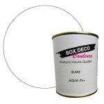Peinture teinte blanc bois intrieur extrieur  base d acrylique aspect velours - satin aqua bois - ...