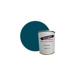 Peinture teinte bleu canard murale acrylique aspect mat aqua d�co - 750 ml - 7. 5m�