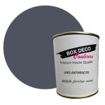 Peinture teinte gris anthracite carrelage et faence murale aspect velours - satin aqua carrelage - 750 ...