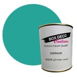 Peinture teinte vert emeraude carrelage et faence murale aspect velours - satin aqua carrelage - 750 ...