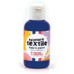 Peinture pour textile 50 ml - bleu marine