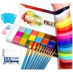 Peinture pour le visage et le corps palette de paillettes professionnelles de 20 couleurs kit de peinture ... Peinture pour le visage et le corps palette de paillettes professionnelles de 20 couleurs kit de peinture ...