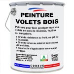 Peinture volets bois - 20 l - codeve bois - ral 7016 - gris anthracite