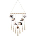 P�le m�le photo mural - non sp�cifi� - 40 x 92 cm - 15 clips en bois - d�coration int�rieure - mixte