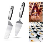 Pelle � g�teau - ensemble de serveurs � tarte - acier inoxydable - ergonomique - dentel�e - pratique