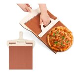 Pelle  pizza - non spcifi - 55 x 33 cm - bois naturel - antiadhsive - facile  nettoyer